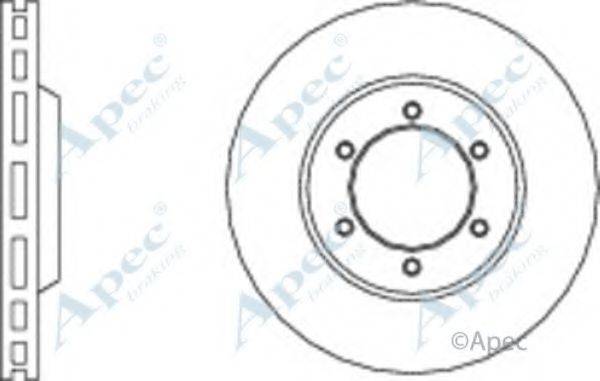 APEC BRAKING DSK2691 гальмівний диск