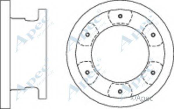 APEC BRAKING DSK2894 гальмівний диск