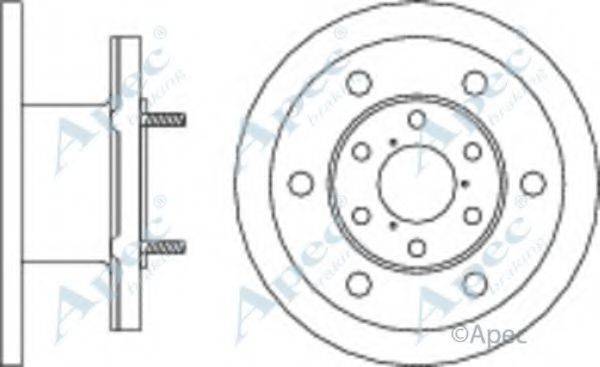 APEC BRAKING DSK559 гальмівний диск