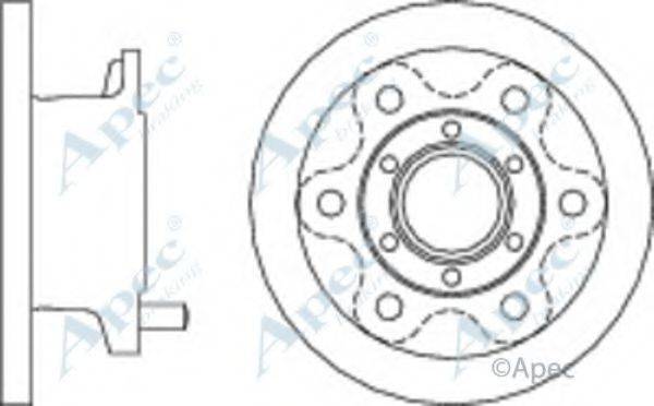 APEC BRAKING DSK961 гальмівний диск