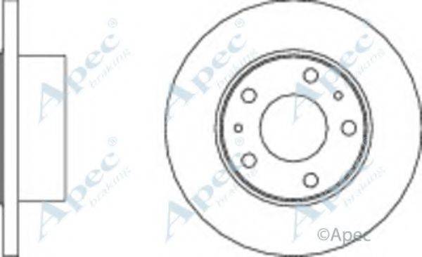 APEC BRAKING DSK817 гальмівний диск