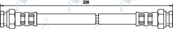 APEC BRAKING HOS3358 Гальмівний шланг