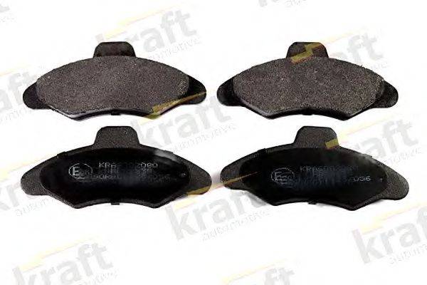 KRAFT AUTOMOTIVE 6002080 Комплект гальмівних колодок, дискове гальмо