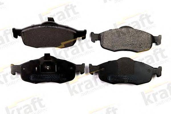 KRAFT AUTOMOTIVE 6002170 Комплект гальмівних колодок, дискове гальмо
