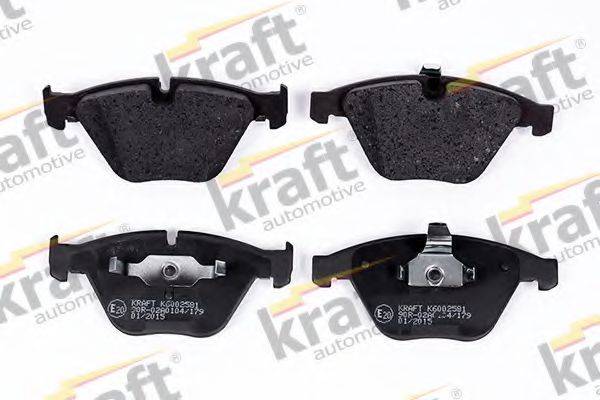 KRAFT AUTOMOTIVE 6002581 Комплект гальмівних колодок, дискове гальмо
