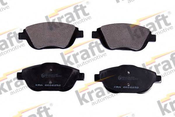KRAFT AUTOMOTIVE 6006252 Комплект гальмівних колодок, дискове гальмо