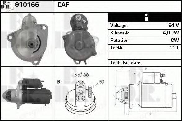 EDR 910166 Стартер