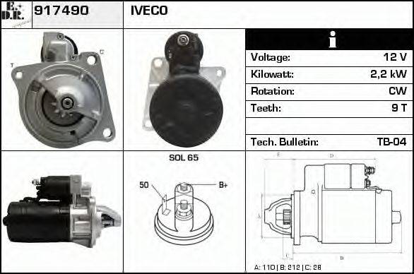EDR 917490 Стартер
