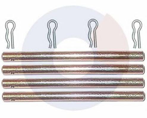 CARRAB BRAKE PARTS 2235 Комплектуючі, колодки дискового гальма