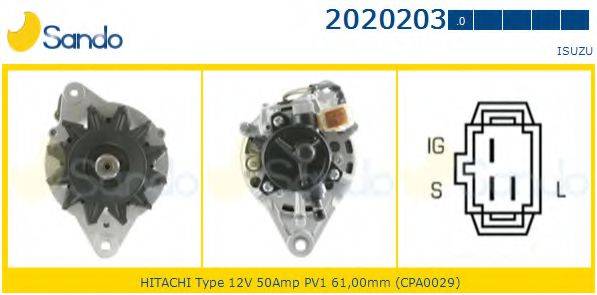 SANDO 20202030 Генератор