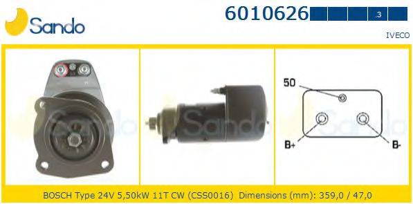 SANDO 60106263 Стартер