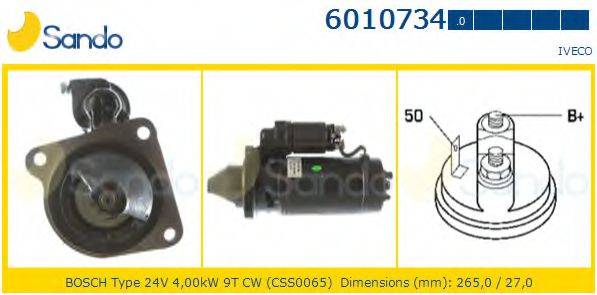 SANDO 60107340 Стартер