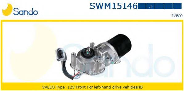 SANDO SWM151461 Двигун склоочисника