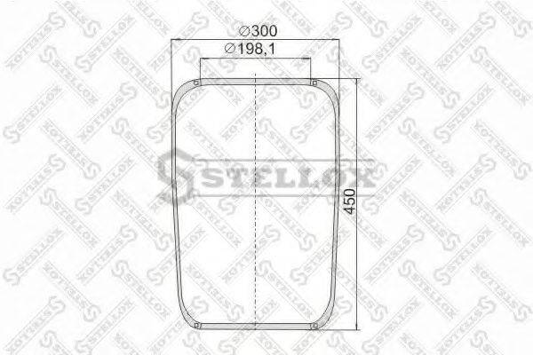 STELLOX 9007270SX Кожух пневматичної ресори