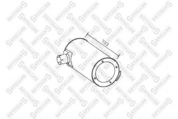 STELLOX 8203079SX Середній/кінцевий глушник ОГ