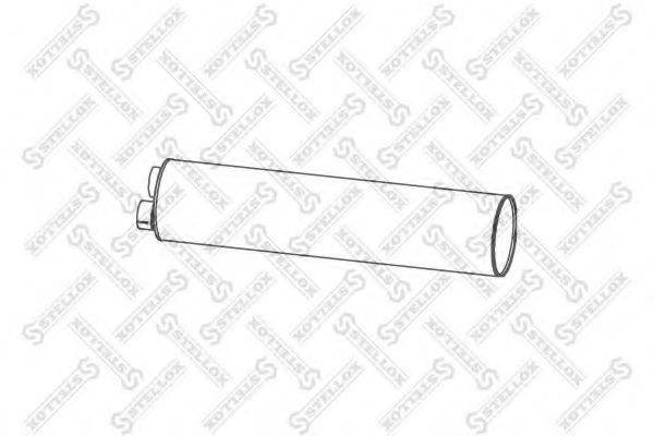 STELLOX 8203086SX Середній/кінцевий глушник ОГ