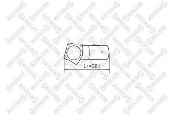 STELLOX 8203726SX Труба вихлопного газу