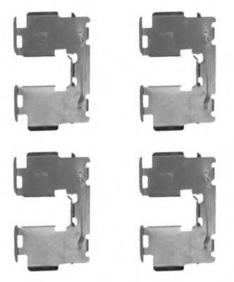 HELLA PAGID 8DZ355203901 Комплектуючі, колодки дискового гальма