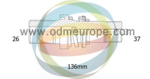ODM-MULTIPARTS 16210010 Напівосьовий вал, диференціал