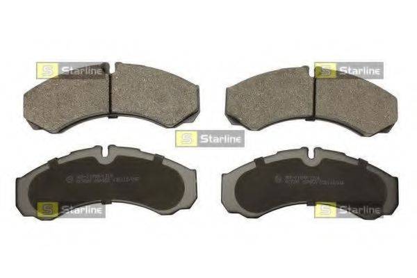 STARLINE BDS508 Комплект гальмівних колодок, дискове гальмо