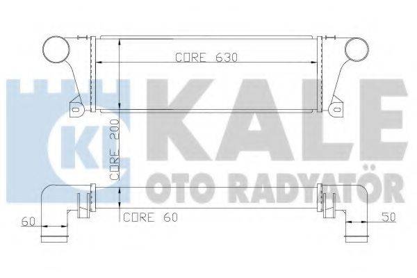 KALE OTO RADYATOR 347100 Інтеркулер