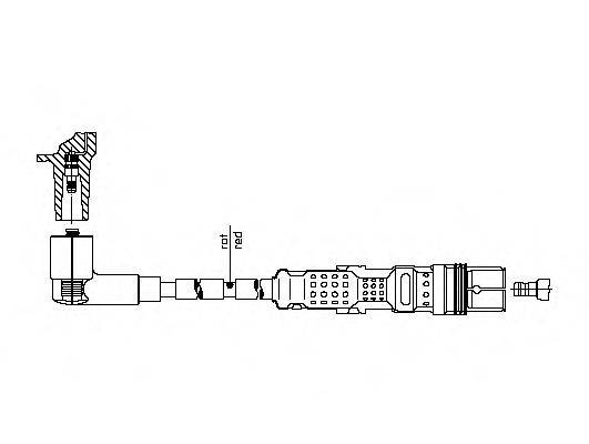 BREMI 1A21E68 Провід запалювання