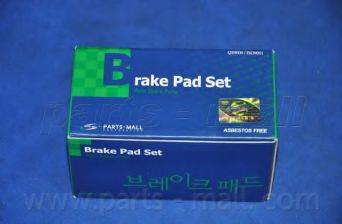 PARTS-MALL PKB022 Комплект гальмівних колодок, дискове гальмо