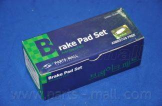 PARTS-MALL PKB036 Комплект гальмівних колодок, дискове гальмо