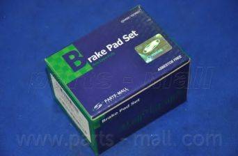 PARTS-MALL PKB039 Комплект гальмівних колодок, дискове гальмо