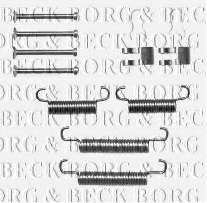BORG & BECK BBK6278 Комплектуючі, колодки дискового гальма