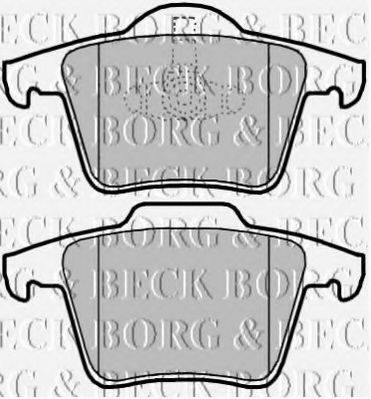 BORG & BECK BBP2136 Комплект гальмівних колодок, дискове гальмо