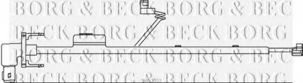 BORG & BECK BWL3052 Сигналізатор, знос гальмівних колодок