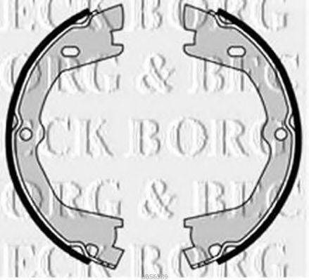 BORG & BECK BBS6389 Комплект гальмівних колодок