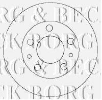 BORG & BECK BBD4415 гальмівний диск