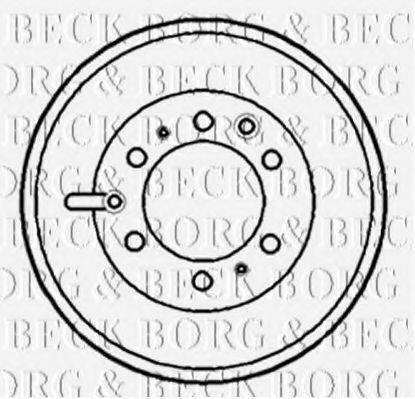 BORG & BECK BBR7126 Гальмівний барабан