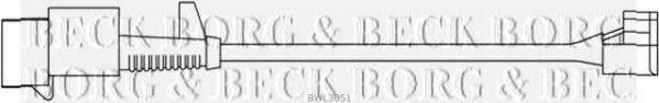 BORG & BECK BWL3051 Сигналізатор, знос гальмівних колодок
