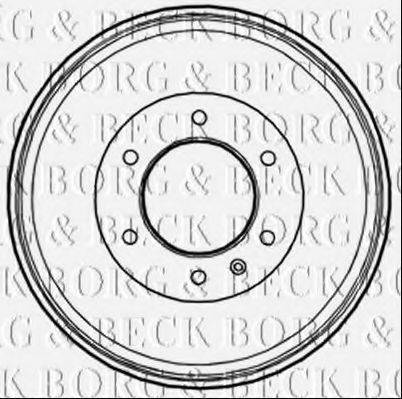 BORG & BECK BBR7229 Гальмівний барабан