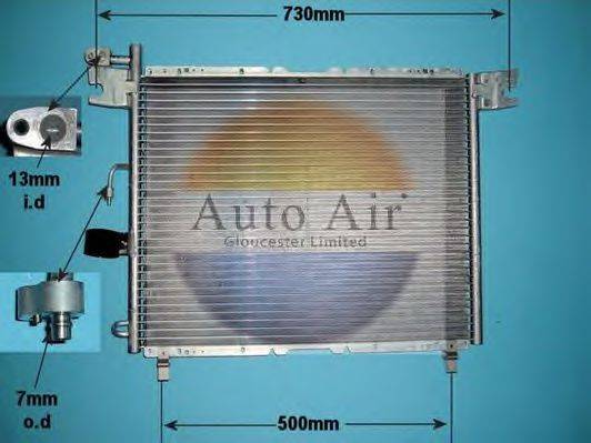 AUTO AIR GLOUCESTER 161163 Конденсатор, кондиціонер