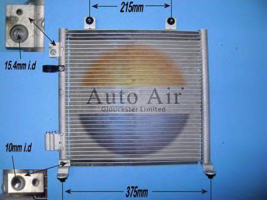 AUTO AIR GLOUCESTER 161292 Конденсатор, кондиціонер