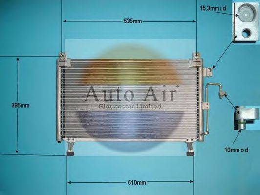 AUTO AIR GLOUCESTER 161988 Конденсатор, кондиціонер