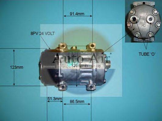 AUTO AIR GLOUCESTER 148090 Компресор, кондиціонер