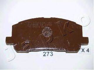 JAPKO 50273 Комплект гальмівних колодок, дискове гальмо