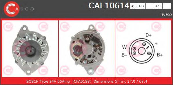 CASCO CAL10614AS Генератор