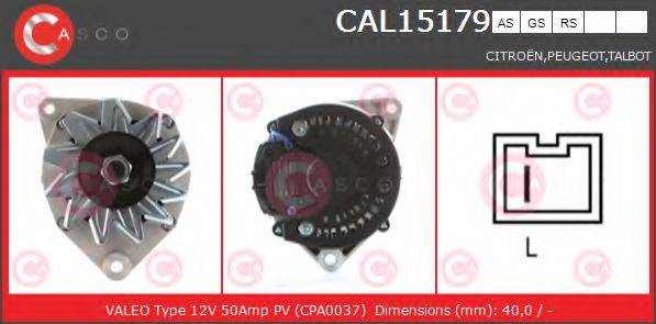 CASCO CAL15179AS Генератор
