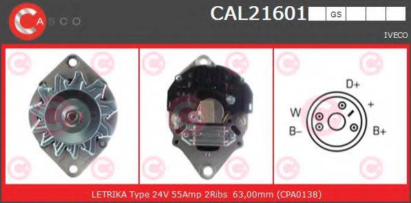 CASCO CAL21601GS Генератор