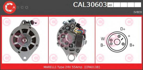 CASCO CAL30603AS Генератор