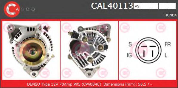CASCO CAL40113AS Генератор