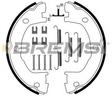 BREMSI GF01831 Комплект гальмівних колодок, стоянкова гальмівна система
