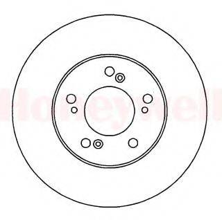 BENDIX 561814B гальмівний диск