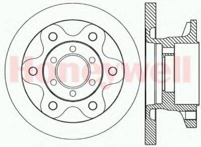 BENDIX 562493B гальмівний диск